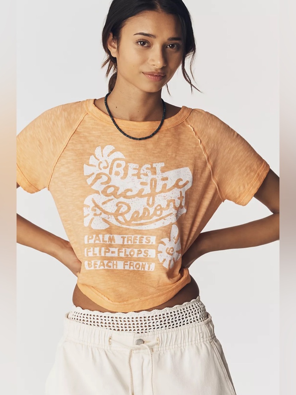 Pilcro Raglan Graphic Baby Tee